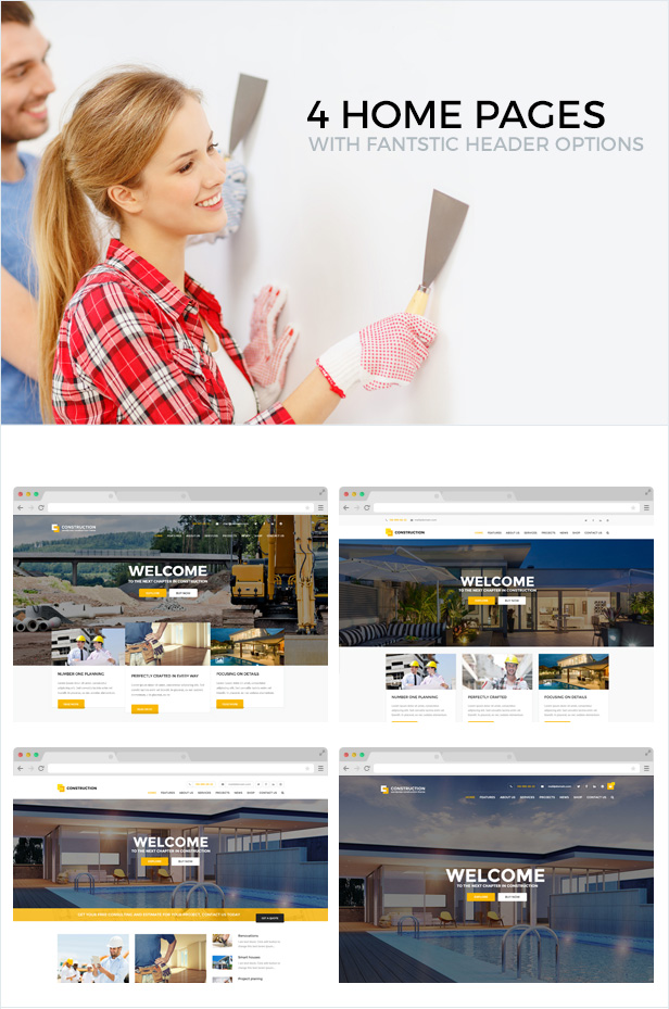 Construction - WordPress Theme