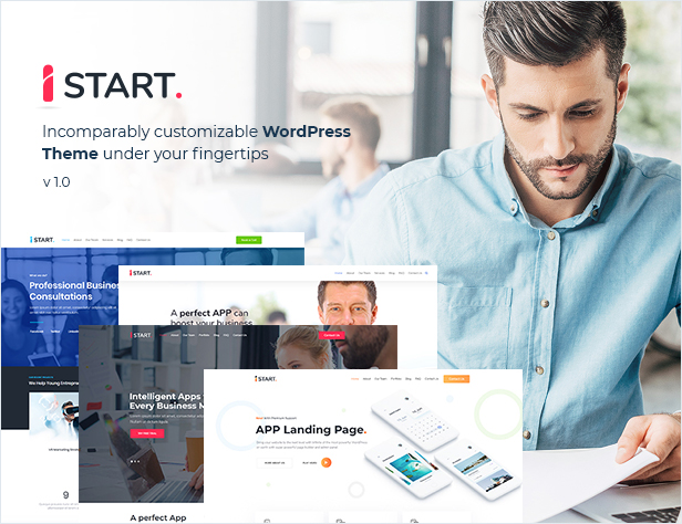 iStart – Startup & SaaS WordPress Theme