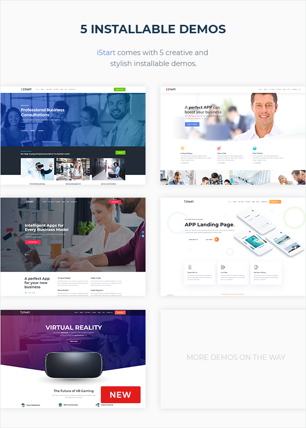 iStart – Startup & SaaS WordPress Theme