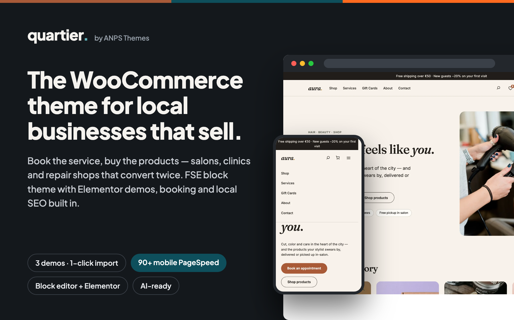 Quartier - WooCommerce theme for local businesses